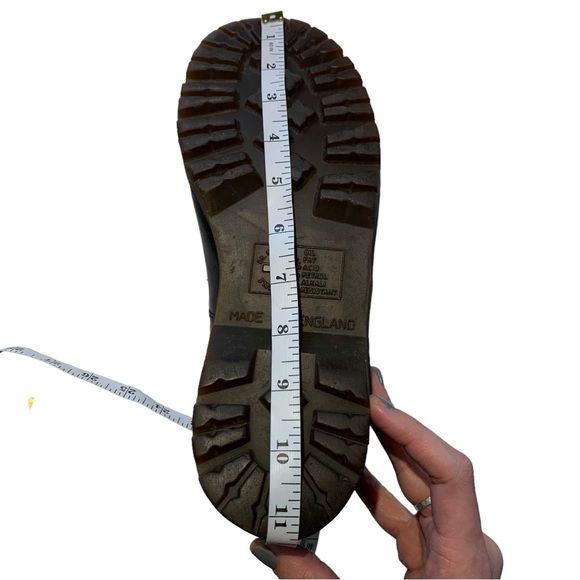 VINTAGE | RARE Dr. Martens Made in England Side Zip Chunky Ankle Loafer - M8/W10 - Picture 16 of 16